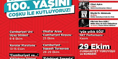 Cumhuriyet’in 100. yılı Nilüfer’de özel etkinliklerle kutlanacak