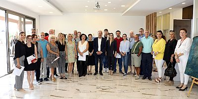 Cumhuriyet'in 100. yılında Mudanya'da resim sergisi