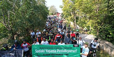 Uluabat’ın korunması için pedal çevirdiler