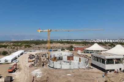 Lara Atıksu Arıtma Tesisi’nde çalışmalar tam gaz