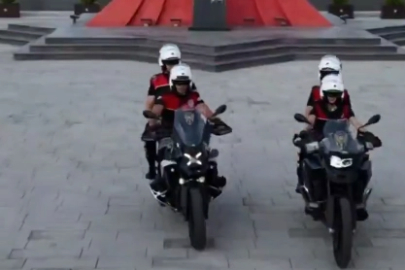 Bursa'da motosikletli polis timleri görev başında