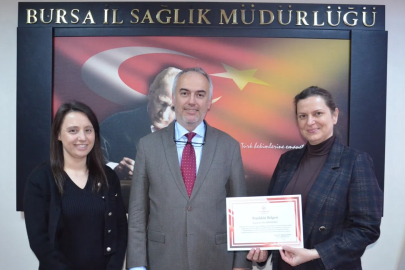 Bursa İl Sağlık'tan SHM’ye yönlendirme yapan hekimlere teşekkür